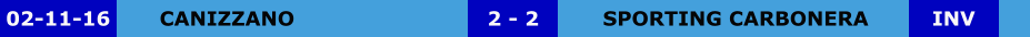 CANIZZANO SPORTING CARBONERA 2 - 2 02-11-16 INV