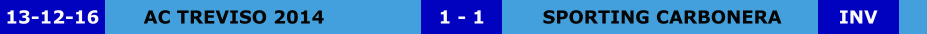AC TREVISO 2014 SPORTING CARBONERA 1 - 1 13-12-16 INV