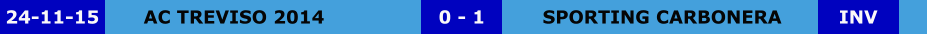 AC TREVISO 2014 SPORTING CARBONERA 0 - 1 24-11-15 INV