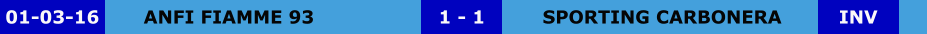 ANFI FIAMME 93 SPORTING CARBONERA 1 - 1 01-03-16 INV