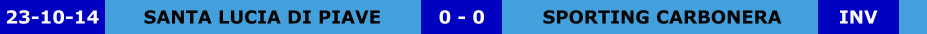 SANTA LUCIA DI PIAVE SPORTING CARBONERA 0 - 0 23-10-14 INV