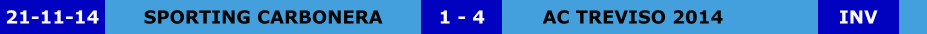 SPORTING CARBONERA AC TREVISO 2014 1 - 4 21-11-14 INV