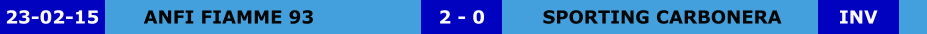 ANFI FIAMME 93 SPORTING CARBONERA 2 - 0 23-02-15 INV