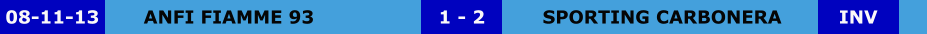 ANFI FIAMME 93 SPORTING CARBONERA 1 - 2 08-11-13 INV
