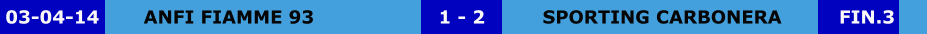 ANFI FIAMME 93 SPORTING CARBONERA 1 - 2 03-04-14 FIN.3