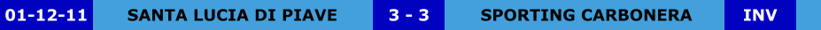 SANTA LUCIA DI PIAVE SPORTING CARBONERA 3 - 3 01-12-11 INV