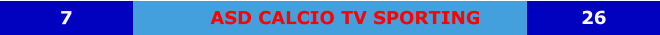 ASD CALCIO TV SPORTING 7 26