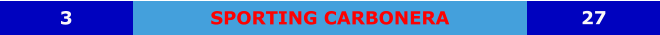 SPORTING CARBONERA 3 27