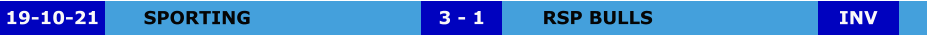 SPORTING RSP BULLS 3 - 1 19-10-21 INV