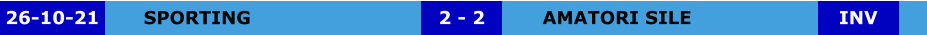 SPORTING AMATORI SILE 2 - 2 26-10-21 INV