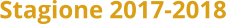Stagione 2017-2018